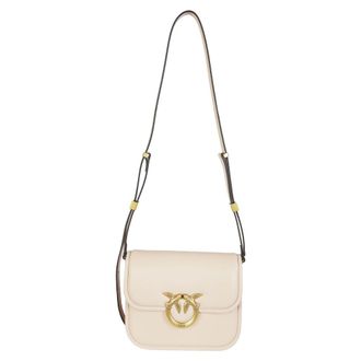 Pinko Pinko, Tassen, Dames, Roze, ONE Size, Liefde Box Tas, Stijlvol en Compact