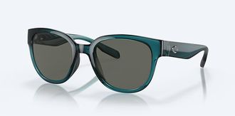 Costa Unisex Salina Polarized Sunglasses In Teal Gray
