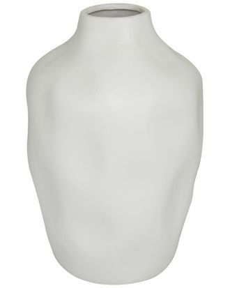 CosmoLiving by Cosmopolitan Cosmoliving By Cosmopolitan Ceramic Faceted Vase