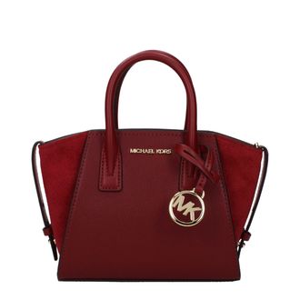 Michael Kors Red Leather Womens Handbag