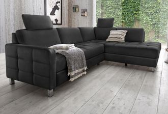 Sit&more Ecksofa »Pablo L-Form« wahlweise mit Bettfunktion