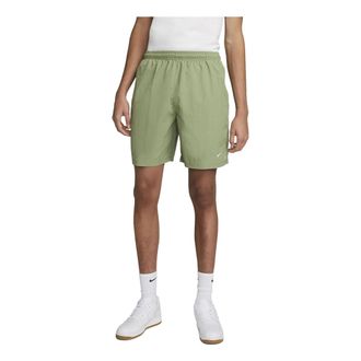 Nike Solo Swoosh Woven Shorts Oil Green White DX0749-386