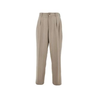 Golden Goose Straight Trousers, male, Beige, Size: L Journey Slacks Jogging Pant
