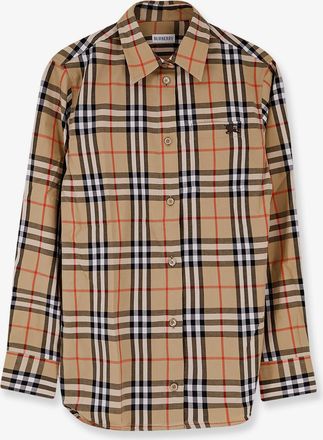 Burberry Camicia Emma in cotone con motivo Check - BURBERRY - gender_Woman