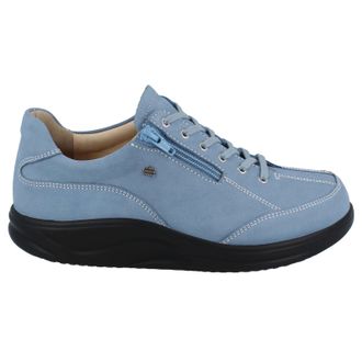 Finn Comfort Otaru Nubuck Leather Womens Lace Up Shoes - Blue - Size:UK 7.5