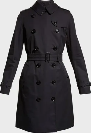 Burberry Kensington Heritage Belted Long Trench Coat