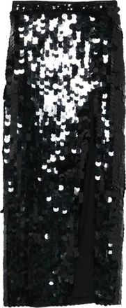 P.A.R.O.S.H. P.a.r.o.s.h., Rokken, Dames, Zwart, M, Pailletten, Parosh Zwarte rokken