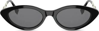 Fendi Sunglasses, female, Black, Size: 51 MM Fendigraphy Cat Eye Sunglasses