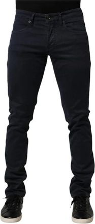 Siviglia Mid Waist Katoen Skinny Denim - Heren - Slim Fit Jeans - Zwart - W33 - Katoen - Jeans