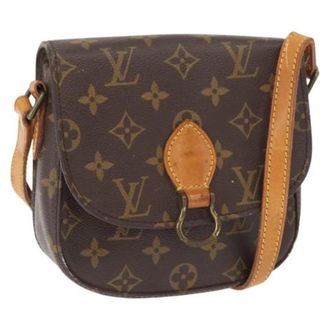 Louis Vuitton Pre-owned Cross Body Bags, female, Brown, Size: ONE SIZE Pre-owned Canvas Cross Body Bag