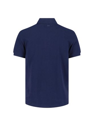 Ami Mens Ami T-Shirts And Polos Blue Organic Cotton