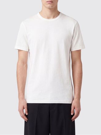 Maison Margiela T-shirt girocollo in cotone a maniche corte