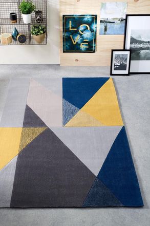Origin Store Trio Rug in Blue | Size: 160 cm x 230 cm