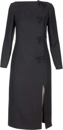 Valentino Garavani Elegante Zwarte Jurk - Dames - Casual kleedjes - Zwart - XS - Kleedjes