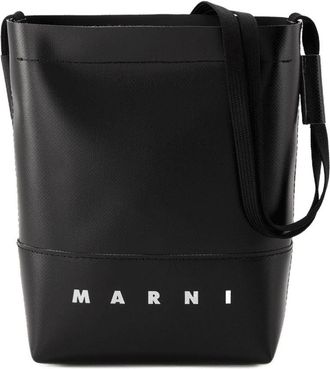 Marni Pelletteria Uomo Umh&auml;ngetasche Marni Synthetik Schwarz