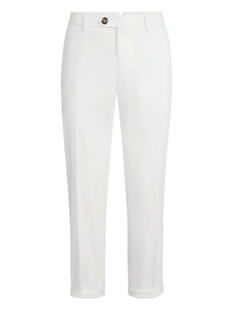 Brunello Cucinelli Pantaloni con bottoni - Bianco