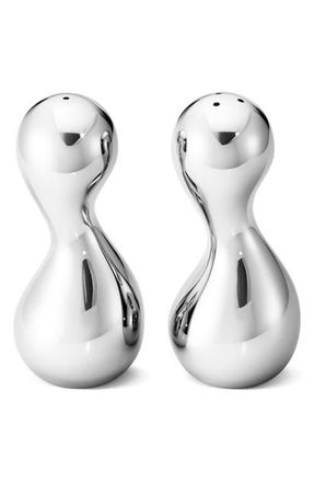 Georg Jensen Cobra Stainless Steel Salt & Pepper Shakers in Silver at Nordstrom