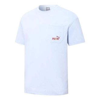 Puma Skb Pocket Logo Tee Blue 671962-21