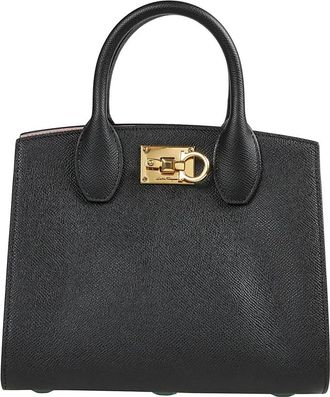 Ferragamo Stijlvolle Leren Portemonnee voor Mannen - Dames - Handtassen - Zwart - ONE Size - Tassen
