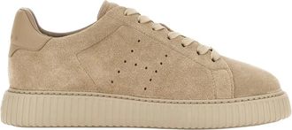 Hogan Suede Sneakers - Heren - Sneakers - Beige - 41 EU - Leer - Schoenen