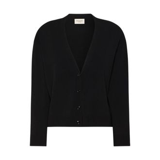 Max Mara Wkdboario V-neck Cardigan - Heren - Vesten - Zwart - XS - Polyester - Truien & Vesten