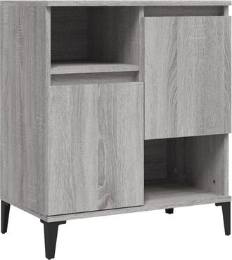 vidaXL Vidaxl - Aparador de madera contrachapada gris Sonoma 60x35x70 cm