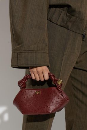 Ganni Bag Made Of Eco Leather, Womens, Burgundy