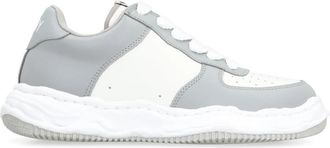 Miharayasuhiro Wayne Leather Low-Top Sneakers - Heren - Sneakers - Wit - 40 EU - Leer - Schoenen