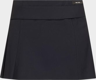 WE-AR4 The Collegiate Pleated Plaid Mini Skirt