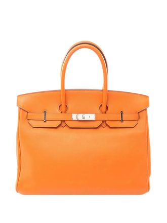 Herm&egrave;s 2010 Swift Birkin Retourne 35 handtas - Oranje