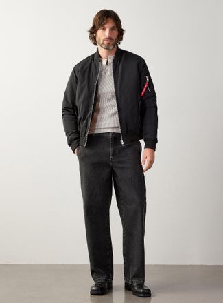 Point Zero Mens Aviator bomber jacket