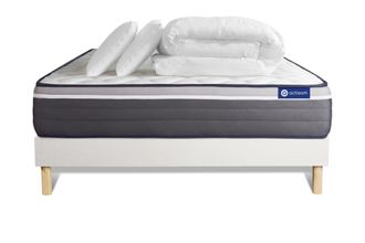 Actisom Pack colch&oacute;n blanco espuma viscoel&aacute;stica 160 x 200