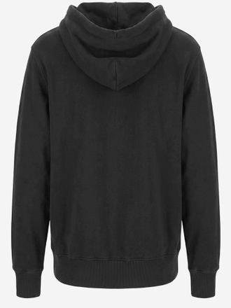 Autry Mens Cotton Hoodie With Logo Black Sweatshirts Sweater