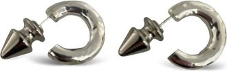 Innerraum Oorringen met spikes - Zilver