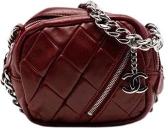 Chanel Pre-owned Camera Bag - Dames - Vintage Mini Tas - Rood - ONE Size - Leer - Vintage