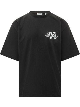 Off-white Black Crew Neck T-Shirt