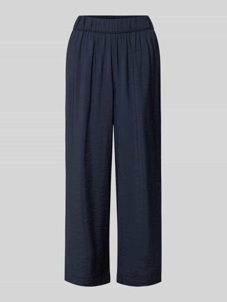 s.Oliver Red Label Loose Fit Culotte aus Viskose-Mix in Marine, Gr&ouml;&szlig;e 34