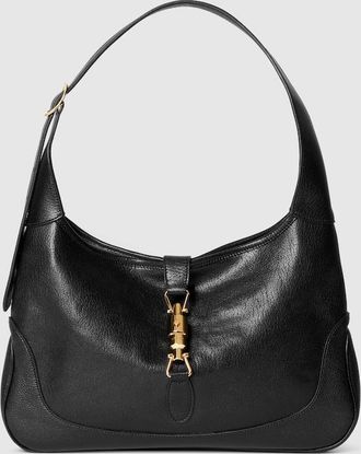 Gucci Jackie 1961 Medium Shoulder Bag, Black, Leather