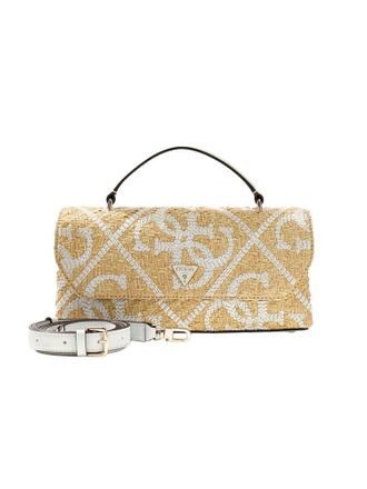 Guess Kirsten Top Handle Bag - Beige