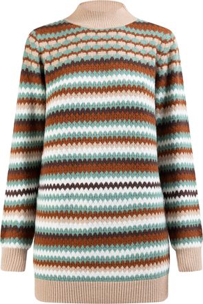 Usha Gebreide trui Dames Spar veelkleurig