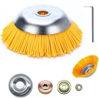 OEM Cabezal Para Desbrozadora, Cepillo Universal Para Desbrozadora, Cepillo Para Hierba Silvestre Para Desbrozadora - 8 Pulgadas -crezuo