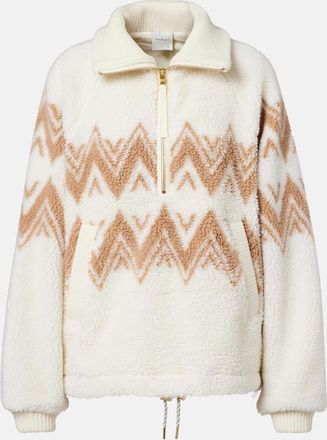 Varley Hendrik jacquard teddy jacket