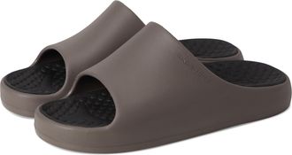 Skechers Mens Foamies Precision Slide Sandal, Khaki, 10