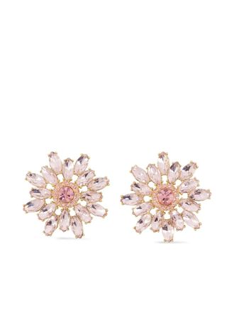 Self Portrait Orecchini a fiore - Oro