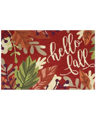The Rug Market Hello Leaves 24X36in Doormat
