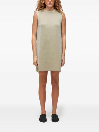 Osklen Gebreide mini-jurk - Beige