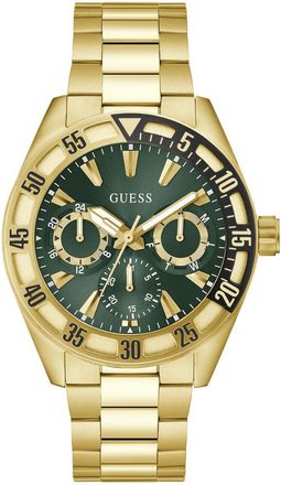 Guess Letterman Mens Gold Watch GW0904G2 Stainless Steel - One Size