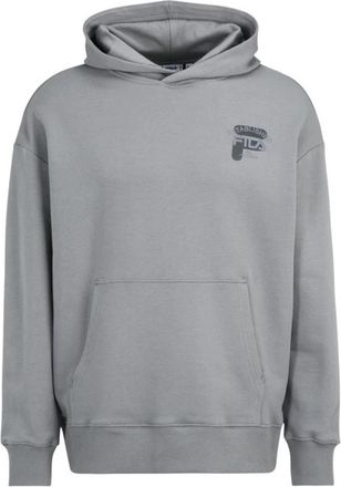 Fila Cotton Sweatshirt - Heren - Hoodies - Grijs - S - Katoen - Hoodies & sweatvesten