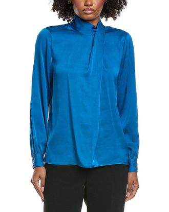 Elie Tahari The Jaden Silk-Blend Blouse