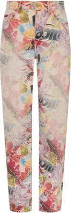 Martine Rose Straight Trousers, male, Multicolor, Size: L Jeans Martine Rose